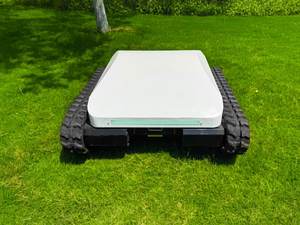 <span class=keywords><strong>Tondeuse</strong></span> à gazon robotisée <span class=keywords><strong>électrique</strong></span> industrielle <span class=keywords><strong>professionnelle</strong></span> <span class=keywords><strong>sans</strong></span> <span class=keywords><strong>fil</strong></span>, capacité de franchissement de pente de 40 degrés, rotation zéro, télécommande 200 m, châssis réglable - Product Image 3