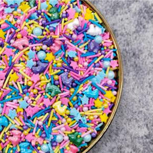 Botella de 100g Suministros de panadería Sugar Pearl Bean Topper para pasteles Comestibles Mermaid Tails Cake Sprinkles Comestible Cake Art - Product Image 1