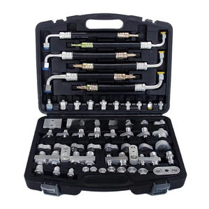 트럭 버전 냉매 누출 감지기 세트 15 어댑터 40 인치 <span class=keywords><strong>UV</strong></span> 라이트 호환 플렉스 스틸 호스 재질 R22/R407C - Product Image 1