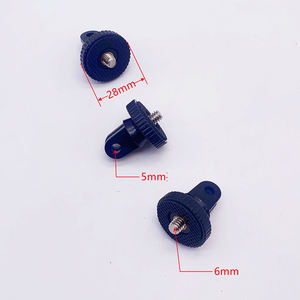 Placa adaptadora de accesorios de zapata caliente con espaciador de tornillo roscado de 1/4 para cámaras de acción GoPro, <span class=keywords><strong>DJI</strong></span>, Insta360 - Product Image 4