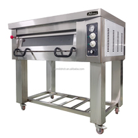 Four à pizza électrique commercial MildRich MH-201EP 7,2 kW 380 V, commande par bouton, acier inoxydable, plage de température 20-400 °C, réglage par défilement