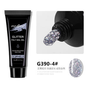 Venta caliente Nail Art Acrílico Poly Gel Nail Art Extension Gel Venta al por mayor 15ml Brillante Nail Piece Extension Crystal Gel Paint <span class=keywords><strong>Set</strong></span> - Product Image 3