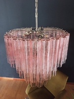 Lustre en verre rose de Murano, luminaires suspendus ronds modernes pour la maison, salle à manger, salon, restaurant, décoration