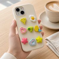 Nouveauté : Breloques décoratives en PVC pour coque de téléphone, breloques 3D en caoutchouc souple, accessoires DIY pour coque de téléphone, vente en gros