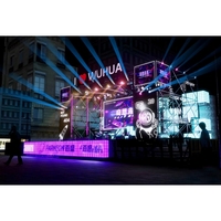 Écran LED géant d'affichage publicitaire extérieur ultra-fin, étanche, haute luminosité JIUWLDS P8 8K HD