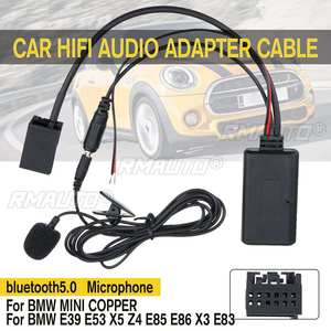 Adaptateur de câble audio Bluetooth 5.0 HIFI pour voiture avec microphone pour BMW E83 85 86 pour MINI COOPER - Product Image 1