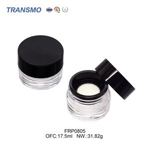 Boîte à poudre vide en plastique, boîte à poudre personnalisée avec logo, boîte à poudre vide noire, boîte à poudre pressée de 40 mm - Product Image 3