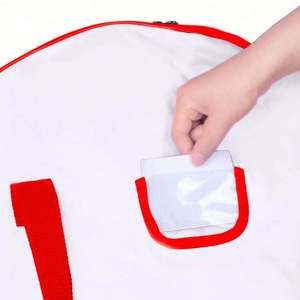 Sac de rangement résistant aux déchirures avec poignées de transport pour guirlandes et couronnes de Noël - Product Image 3