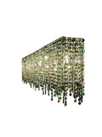 Lustre en cristal importé, table à manger rectangulaire, comptoir de bar de style designer pour hôtel, bureau d'accueil, éclairage de villa de luxe
