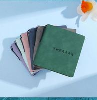 Werbegeschenk Anpassbares Taschen-Notizbuch mit Leder/PVC-Hardcover und Stift Umweltfreundlich Tragbar