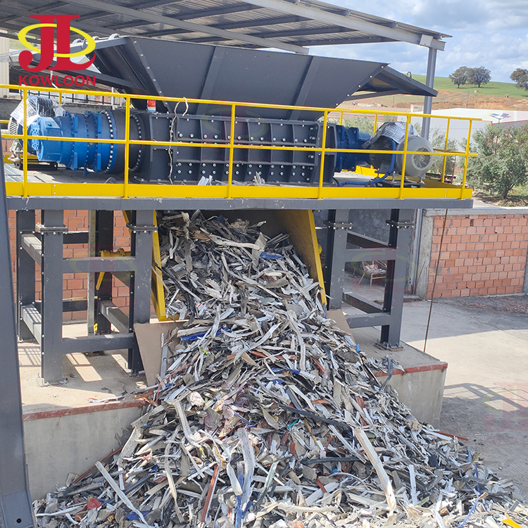 Heavy Duty Double Shaft Metal Shredder