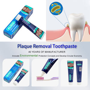 Fabricant de dentifrice à la menthe sans fluorure personnalisé en gros pour l'élimination de la <span class=keywords><strong>plaque</strong></span> de tartre - Product Image 2