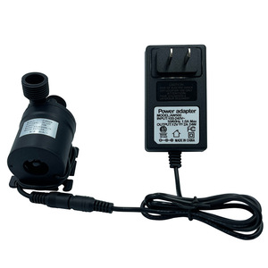 ปั๊มน้ำแบบจุ่ม DC 12V มอเตอร์ไร้แปรงเสียงเบา ปั๊มเพิ่มแรงดันสำหรับตู้ปลาและตู้ไม้น้ำ พร้อมอะแดปเตอร์แปลงไฟ - Product Image 2