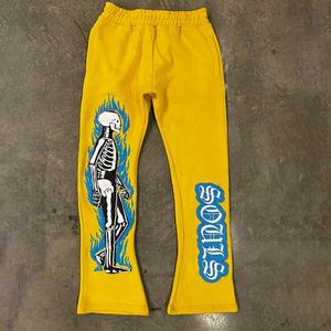 Pantalon de survêtement baggy personnalisé en molleton pour homme, coupe évasée, en French Terry - Product Image 4