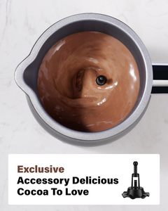 Mousseur à lait portable 4-en-1 pour café, chocolat chaud et latte, avec support pour expresso et fonction de chauffe-mousse – Vente en gros - Product Image 2