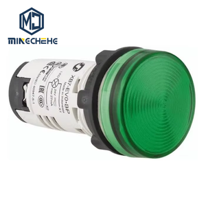 22mm Illuminated <b>Push</b> Button Switch XB7EV03BP XB7EV01BP XB7EV05BP LED Indicator <b>Light</b> 24V 220V Momentary Flush Mount Control Sta - Product Image 1