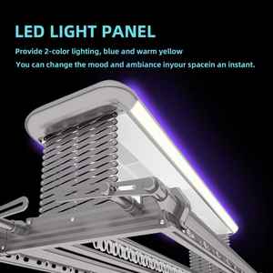 Séchoir à linge intelligent avec éclairage LED au plafond, séchage rapide aux UV pour laverie commerciale - Product Image 3