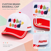 Casquette de baseball brodée personnalisée Dymf, colorée, motif maternité, avec écusson, unisexe, style sportif urbain, pour l'extérieur, élégante et pratique, à fermeture snapback