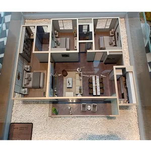 Acrylic material mini house interior design model Aolin model Architectural scale model