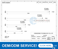 Vente directe d'usine dans Tv Gnss et Gps support de Communication 900Mhz 8Dbi 4 Dbi 868 Lora antenne en fibre de verre