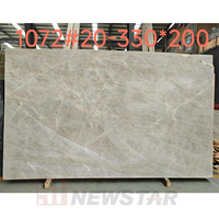 Newstar Dalle de marbre de luxe à bon prix Revêtement de sol coupé à la taille Quartzite naturelle polie Taj Mahal Dalle épaisse adoucie
