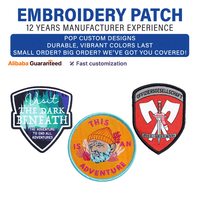 Aosheng vêtements personnalisés de haute qualité chemise tissée patchs brodés pour vêtements pantalons sac broderie fer sur patchs badges