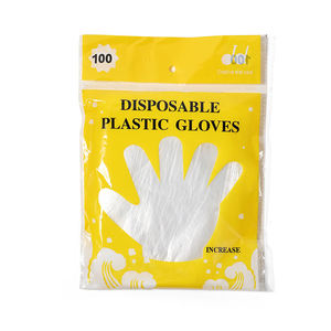 Gants jetables en PE colorés pour usage domestique, imperméables, résistants aux fumées et aux huiles, gants transparents à la mode - Product Image 2