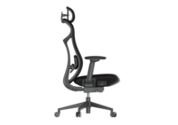 Chaise de bureau ergonomique en maille à dossier haut, avec appui-tête réglable et accoudoirs 3D, pivotante, pour le bureau, la maison et le gaming