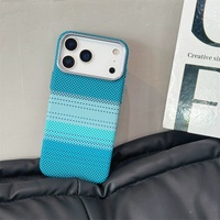 Funda de Lujo para Teléfono con Textura de Píxeles Metálicos para iPhone 17 16 Pro 15 14 13, Carcasa Rígida de PC Esmerilada con Carga Inalámbrica