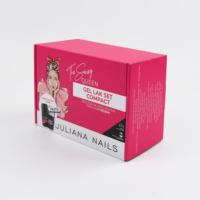 Boîtes en carton rigides roses personnalisées, imprimées et gaufrées, recyclables, pour l'expédition de cosmétiques par abonnement – Vente en gros