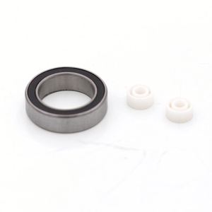 Roulement hybride en céramique 6701 en acier inoxydable 12x18x4mm 6701-2RS avec billes noires Si3N4 lubrifiées à l'huile pour usage industriel - Product Image 3