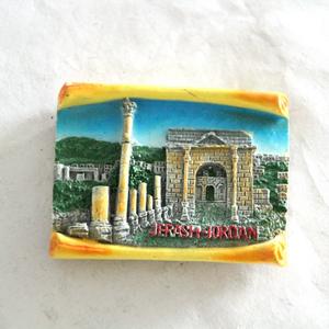 Venta al por mayor de diseño personalizado <span class=keywords><strong>Petra</strong></span> Jordan recuerdo turístico hecho a mano imán de nevera de resina - Product Image 6