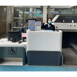 Trắng sân bay tiếp nhận acrylic rắn bề mặt bàn kiểm tra trong truy cập - Product Image 1