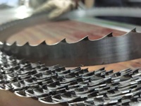 Lame de scie à ruban en bois trempé par induction pour scierie, bois dur et bois tendre