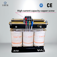Transformateur de puissance toroïdal triphasé en cuivre et aluminium 220V à 380V AC 50/60Hz Stabilisation de tension Conception compacte