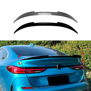 Bmw <b>Rear</b> <b>Spoiler</b> Ducktail Piano Black Carbon Fiber Texture Abs For 2 Series F44 Gran Coupe 2020+ - Product Image 1