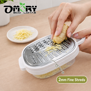 OMORY 304 Stainless Steel Dual Grater With Box Multi-Functional <b>Vegetable</b> <b>Chopper</b> Kitchen Potato Grater - Product Image 5