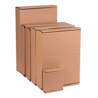 High Quality Customizable Size Mixed Color Recycled Paper Environmental Mailer Gift Box UV Coating Matt Lamination Embossing