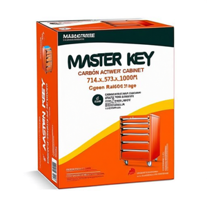 Fami Master Key Comfort <b>Drawer</b> Cabinet 7 <b>Drawers</b> 714x573x1000 Mm Green Ral6011 <b>Tool</b> Storage - Product Image 2