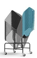 Zone de conférence ou réception directe d'usine cadre solide avec coque en plastique complète à un prix moins cher pour les chaises de formation de projet