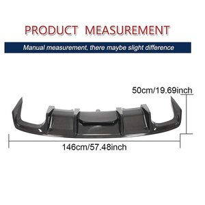 Nhà Máy <span class=keywords><strong>A4</strong></span> S4 Sedan sợi <span class=keywords><strong>carbon</strong></span> phía sau Bumper khuếch tán cho <span class=keywords><strong>Audi</strong></span> <span class=keywords><strong>A4</strong></span> S4 b8.5 2013-2016 thấp Bumper Lip Spoiler cơ thể Kit - Product Image 3