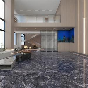 Piastrella in Gres Porcellanato Effetto Seta Grigio Scuro Versatile 600x1200 Lucido per Installazione a Parete e Pavimento - Product Image 4