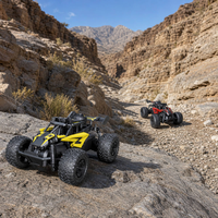 Voiture RC tout-terrain haute vitesse 2,4 GHz 1:18, jouet télécommandé pour enfants, véhicule tout-terrain à quatre roues avec lumières, voiture radiocommandée
