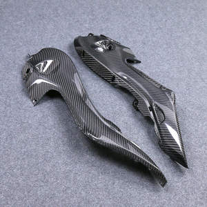 Convient pour Suzuki GSX1300R <span class=keywords><strong>Hayabusa</strong></span>, ensemble complet d'accessoires de moto en fibre de <span class=keywords><strong>carbone</strong></span> modifiés, panneau latéral noir, déflecteur de vent - Product Image 4