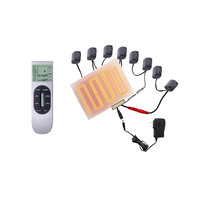 Anpassbarer Kabelloser Vibrationsmassager mit Wärmefunktion 8-Motoren-Massagekissen für Bürostuhl Autositz Heimgebrauch