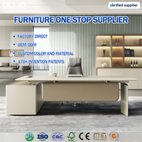 Bureau réglable en hauteur GOJO 2026, ensemble de table de direction en forme de L, bureau assis-debout électrique, mobilier de bureau exécutif au design moderne