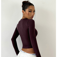 Veste de sport respirante extensible quatre directions pour femme grande taille avec trou pour le pouce, idéale pour la course et le cyclisme, sans coutures, avec logo frontal