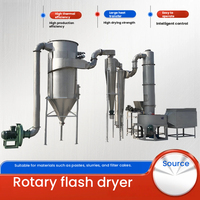 Machine de séchage rotative à grande capacité pour la poudre de pigment, équipement de séchage industriel