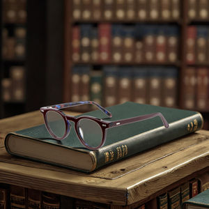 กรอบแว่นตาทรงกลมขนาดใหญ่ดีไซน์ใหม่กรอบแว่นตา unisex สุดหรูสำหรับแว่นตาคุณภาพสูงสำหรับผู้ชายกรอบแว่นตามีสไตล์สำหรับสุภาพสตรี - Product Image 5