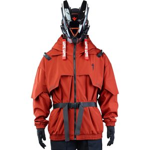 FOXA Sac de taille pour homme noir taille unique extérieur imperméable en nylon streetwear techwear - Product Image 4